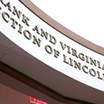 Sign above the entrance to the Frank and Virginia Williams Collection of Lincolniana